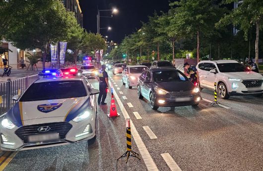 세종경찰청 음주단속。（세종경찰청 제공）／뉴스１