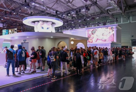 크래프톤 '게임스컴 2024' 인조이 부스(크래프톤 제공)