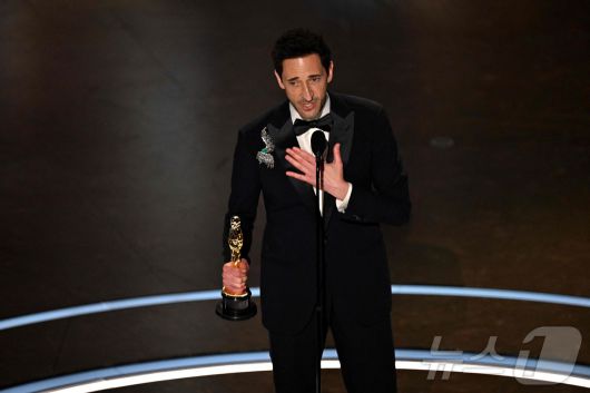 남우주연상 수상자 애드리언 브로디ⓒ AFP=뉴스1