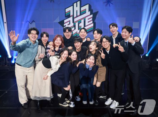 KBS 2TV 개그콘서트에 출연하는 KBS 공채 34기 코미디언들 / 뉴스1 ⓒ News1 김진환 기자