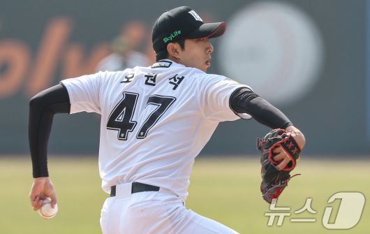 KT 위즈 투수 오원석. 2025.3.9/뉴스1 ⓒ News1 김도우 기자