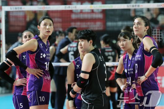 챔피언결정전 2연승 후 2연패를 당한 흥국생명. /뉴스1 ⓒ News1 박정호 기자