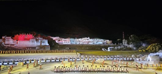 시짱(티베트) 자치구 성도 라싸에서 진행된 공연 <문성공주> 일부. 2025.3.29/뉴스1 ⓒ News1 정은지 특파원