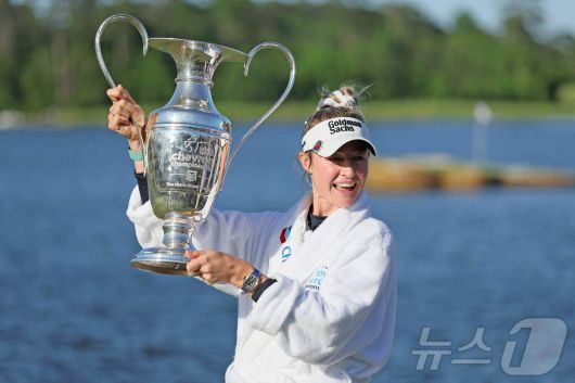 대회 2연패에 도전하는 넬리 코다(미국). ⓒ AFP=뉴스1