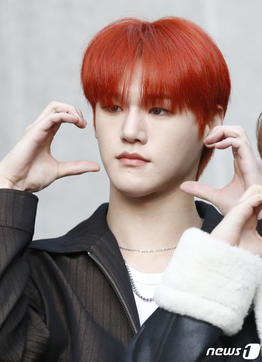 저스트비(JUST B) 배인이 '뮤직뱅크' 리허설을 위해 17일 오전 서울 영등포구 여의도 KBS 신관으로 들어서고 있다. 2023.10.17/뉴스1 ⓒ News1 권현진 기자