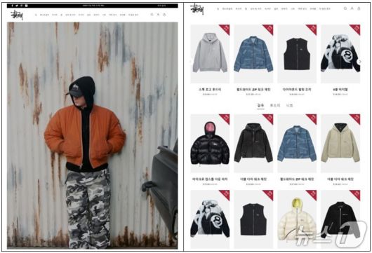 스투시(STUSSY) 사칭사이트.(서울시 제공)