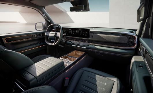 지난 4월 출시된 기아 준대형 픽업 '타스만' 내장 <자료사진>(기아 제공). 2025.05.04.