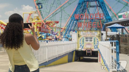 코니 아일랜드 사이클론의 '원더 휠'(미국관광청 제공)