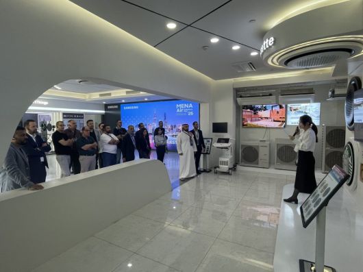 삼성전자가 중국에서 개최한 '2025 삼성 중동 에어솔루션 데이' 행사 현장(삼성전자 제공). ⓒ 뉴스1