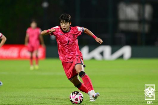 콜롬비아와의 국내 평가전을 앞두고 있는 여자축구대표팀이 소집 명단을 발표했다. 사진은 2024 FIFA 여자 U-20 월드컵 당시 전유경(대한축구협회 제공)