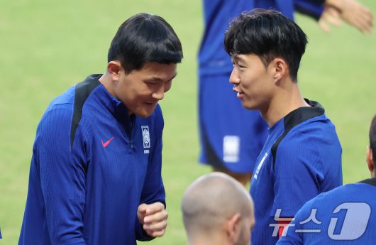 손흥민과 김민재. /뉴스1 ⓒ News1 김도우 기자