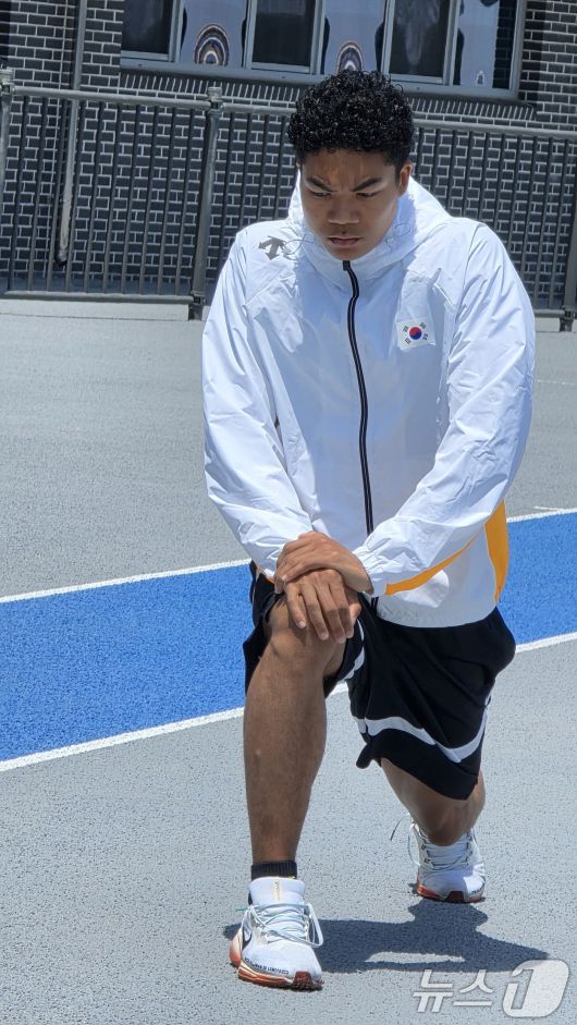 한국 육상 단거리 간판 나마디 조엘진. / 뉴스1 DB ⓒ News1 정우용 기자