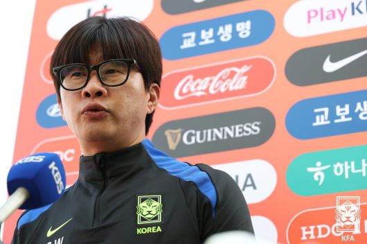 부임 7개월 만에 홈 첫 경기를 치르게 되는 신상우 여자축구대표팀 감독(대한축구협회 제공)