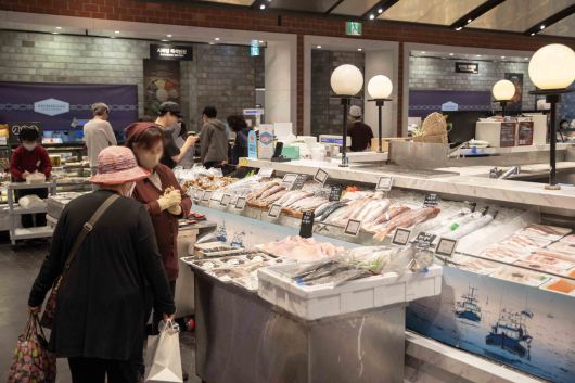 신세계백화점 수산물 코너 전경.(신세계백화점 제공).