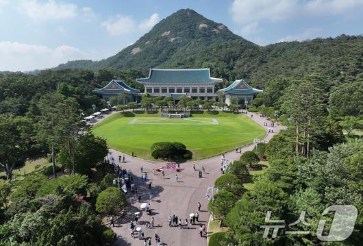 청와대가 다시 대통령 집무실로 변경될 예정인 가운데 이재명 제21대 대통령은 당분간 용산 대통령실을 집무실로 사용한다.  2025.6.3/뉴스1 ⓒ News1 박지혜 기자