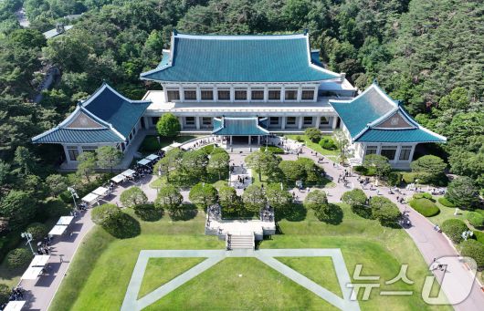 청와대가 다시 대통령 집무실로 변경될 예정인 가운데 이재명 제21대 대통령은 당분간 용산 대통령실을 집무실로 사용한다. 2025.6.3/뉴스1 ⓒ News1 박지혜 기자