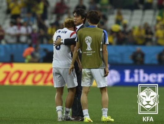 참패로 끝난 2014년 브라질 월드컵은 한국 축구에도, 홍명보 감독에게도 큰 상처로 남았다. 하지만 마냥 의미 없는 시간은 아니었다. (대한축구협회 제공)