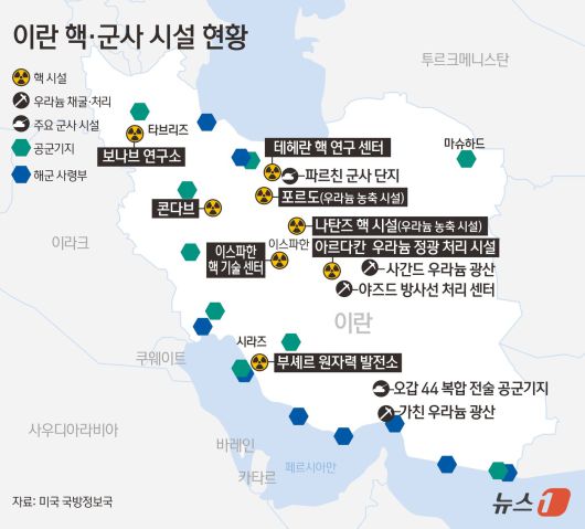 이스라엘이 13일(현지시간) 이란의 핵 시설에 대한 '선제 공격'을 감행했다. 로이터 통신과 타임스 오브 이스라엘에 따르면, 이스라엘 공군은 이날 새벽 이란 전역의 핵 프로그램 관련 시설과 군사 시설 수십 곳을 공격 중이라고 밝혔다. 이번 작전은 '사자들의 나라'(Nation of Lions)로 명명됐다. 이스라엘 방위군(IDF)은 이란이 수일 내 핵폭탄을 여러 개 제조할 수 있을 만큼의 농축 우라늄을 보유하고 있다며 임박한 위협에 대응할 필요가 있었다고 공습 이유를 밝혔다. ⓒ News1 김초희 디자이너