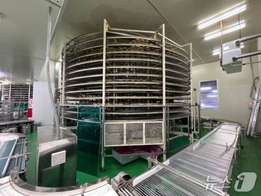 A 씨를 사망케 한 냉각 컨베이어 벨트. (경기도소방재난본부 제공. 재판매 및 DB 금지) 2025.5.19/뉴스1