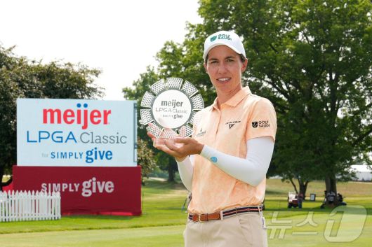 9년 만의 LPGA투어 우승을 일군 카를로타 시간다(스페인). ⓒ AFP=뉴스1