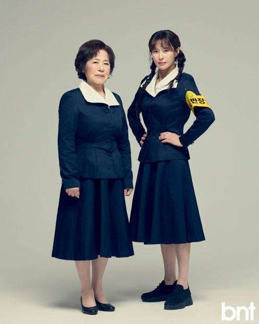 배우 예지원 모녀 / bnt 제공