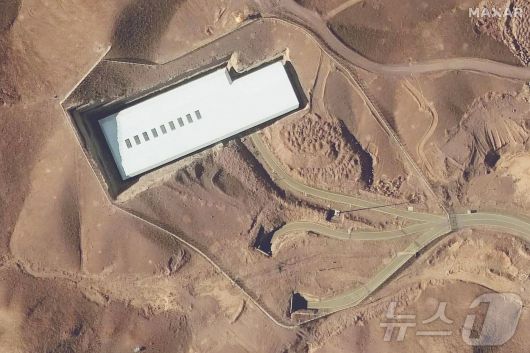 이란 핵시설 포르도 위성 사진. 2025. 06. 18 ⓒ AFP=뉴스1 ⓒ News1 박우영 기자
