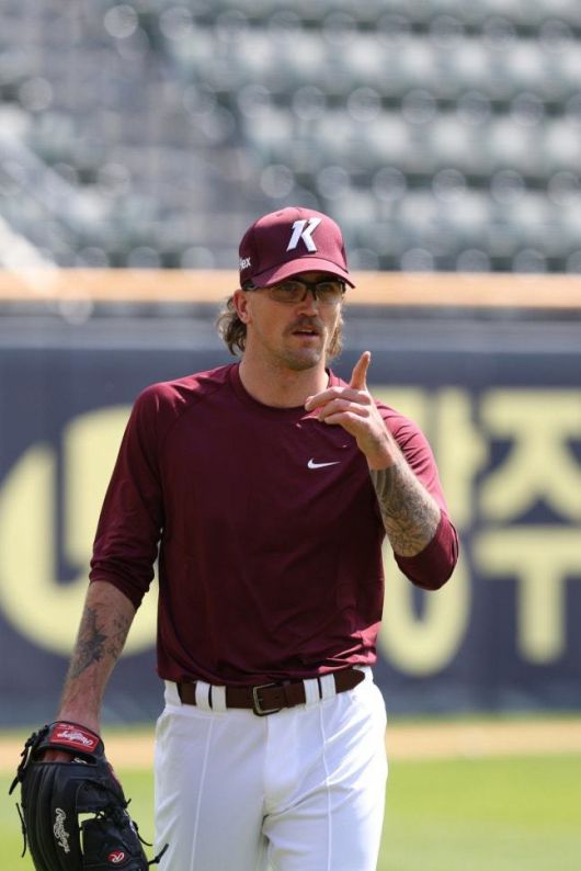 키움 새 외국인 투수 웰스.(키움 히어로즈 제공)