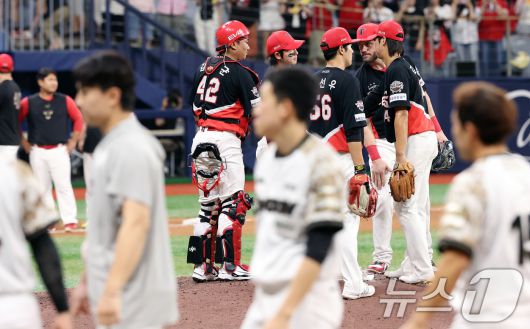 KIA 타이거즈와 키움 히어로즈가 1승 1무 1패로 고척 3연전을 마쳤다. 2025.6.25/뉴스1 ⓒ News1 이동해 기자