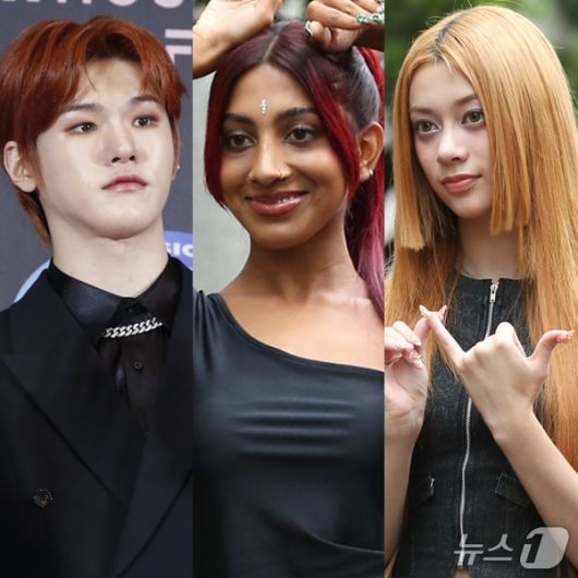 (왼쪽부터) 저스트비 배인, 캣츠아이 라라, 메간/뉴스1 DB