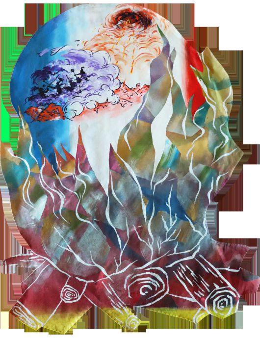 박서연, 운명에 맞서라, Acylic on Linen, 136x97cm, 2025 (서울시립미술관 제공)