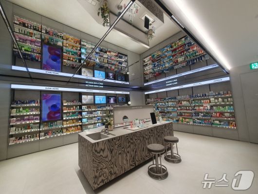 CJ올리브영이 2일 강남 최대 규모의 ‘센트럴 강남 타운’을 오픈했다. 2025.7.2/뉴스1 ⓒ News1 김명신 기자