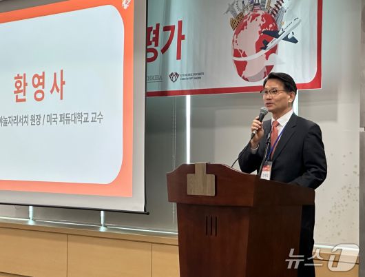 장수청 야놀자리서치 원장 겸 미국 퍼듀대 교수ⓒ News1 윤슬빈 기자