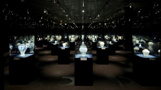 '조선의 백자, 군자지향' 전시전경