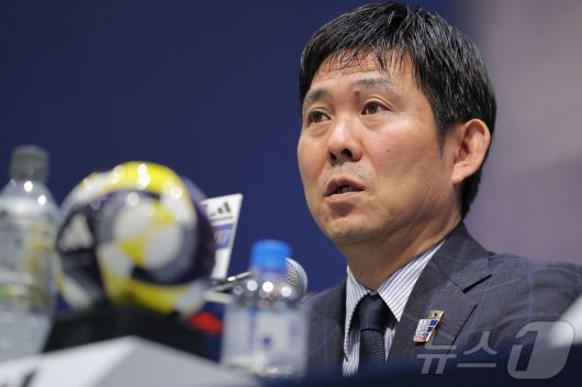 모리야스 하지메 일본 축구대표팀 감독. ⓒ AFP=뉴스1