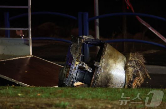 예멘 후티 반군이 발사한 미사일 잔해. (사진은 기사 내용과 무관함) ⓒ AFP=뉴스1 ⓒ News1 우동명 기자