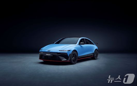 현대차의 고성능 전기 세단 '아이오닉 6 N'(현대차 제공)