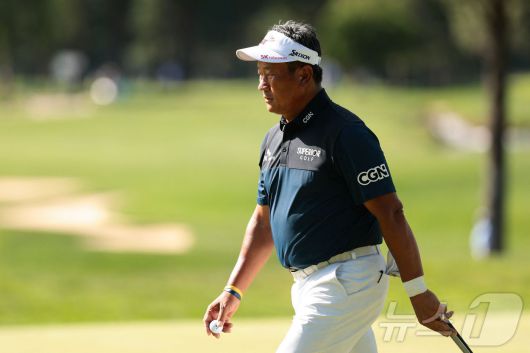 9년 만에 메이저 대회에 나서는 최경주. ⓒ AFP=뉴스1