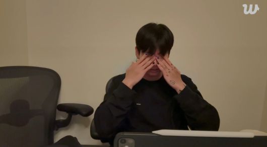 방탄소년단 정국 위버스 영상 갈무리