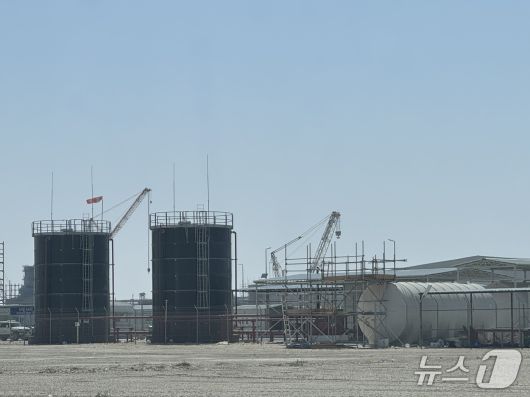 사우디아라비아 삼성물산 '아미랄 열병합발전소' 공사현장. /뉴스1 ⓒ News1 윤주현기자.