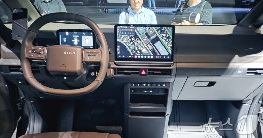 기아 PV5 실내 모습 ⓒ News1 박기범 기자