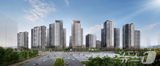 잠실 래미안 아이파크 투시도