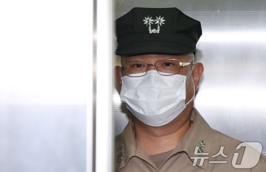 최진규 전 포11대대장(중령). 2025.8.20/뉴스1 ⓒ News1 김명섭 기자