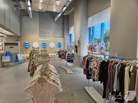 이구키즈 성수 매장 내부 모습.ⓒ 뉴스1/김진희 기자.