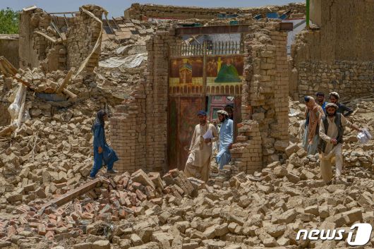 2022년 지진이 강타했던 아프가니스탄 팍티카 ⓒ AFP=뉴스1 ⓒ News1