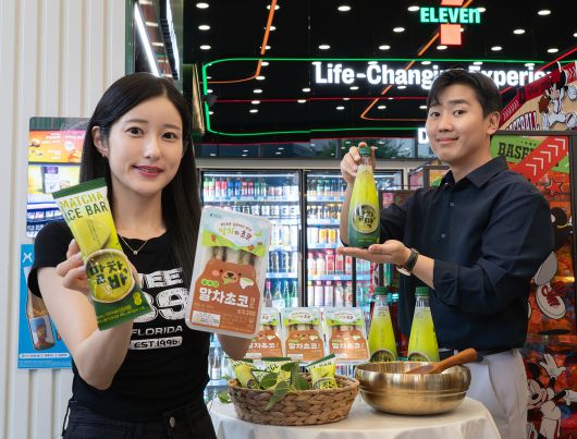 말차맛 막걸리, 아이스크림, 샌드위치(세븐일레븐 제공)