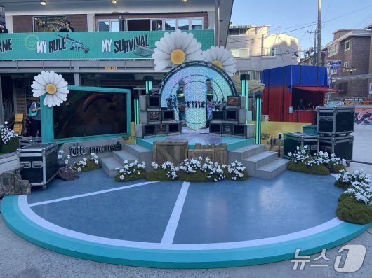 크래프톤 'PUBG: 배틀그라운드' 37.2 업데이트를 통해 공개한 지드래곤 협업 이모트 스테이지. 2025.09.11. ⓒ 뉴스1 신은빈 기자