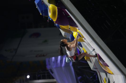 서채현이 26일 열린 2025 IFSC 서울 스포츠클라이밍 세계선수권대회 리드 여자부 결선에서 동메달을 땄다. (대한산악연맹 제공)