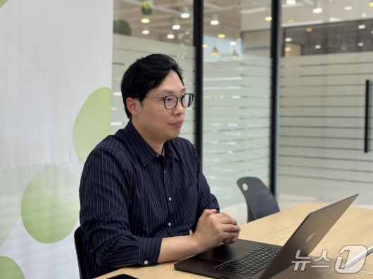 지난 2일 경기도 안양시 지니언스 본사에서 뉴스1과 만난 북한 사이버 위협 대응 전문가 문종현 이사.  2025.10.02/뉴스1 ⓒ News1