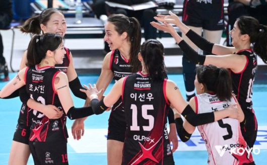 여자배구 정관장 선수단.(KOVO 제공)