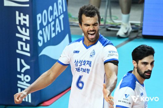 삼성화재 미힐 아히. (KOVO 제공)